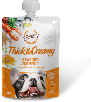 Gnawlers Thick N Creamy Seafood Turmeric 100gm