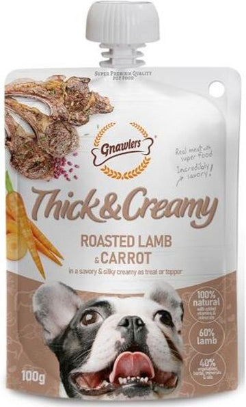 Gnawlers Thick N Creamy Roasted Lamb Carrot 100gm