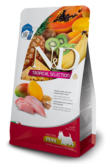 NnD Tropical Selection Chicken n Tropical Fruits Adult Mini 1.5kg