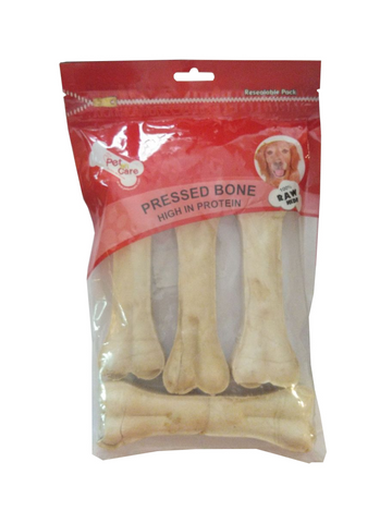 PetEnCare 6in Pressed Bone 4pc