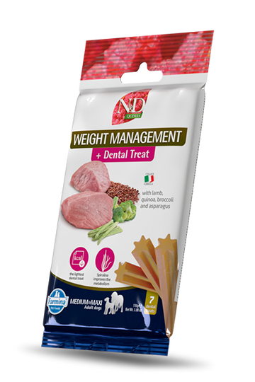 N&D Weight Management Dog Dental Treat Adult MedMaxi 100gm
