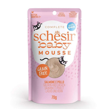 Schesir Baby Cat Mousse Salmon N Chicken 70gm
