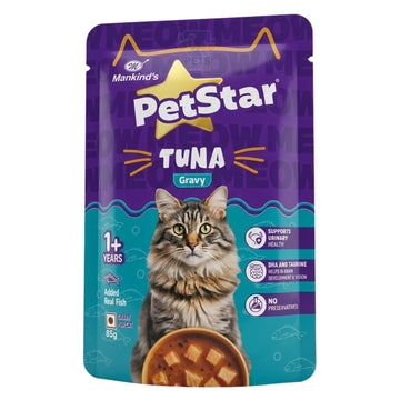 PETSTAR ADULT CAT TUNA GRAVY 85GM