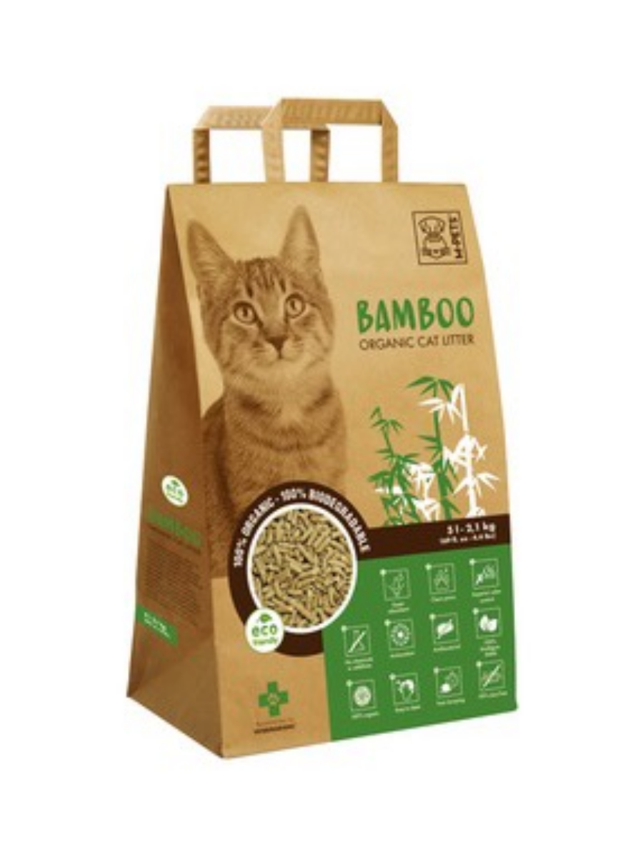 M-Pets Super Clumping Bamboo Litter 5L