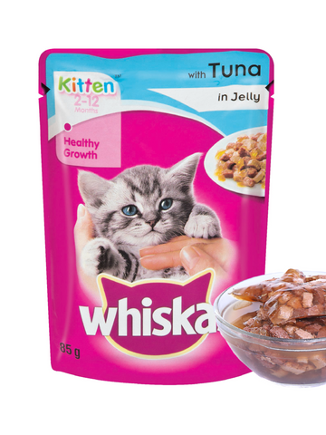 Whiskas Kitten Tuna in Jelly 85g