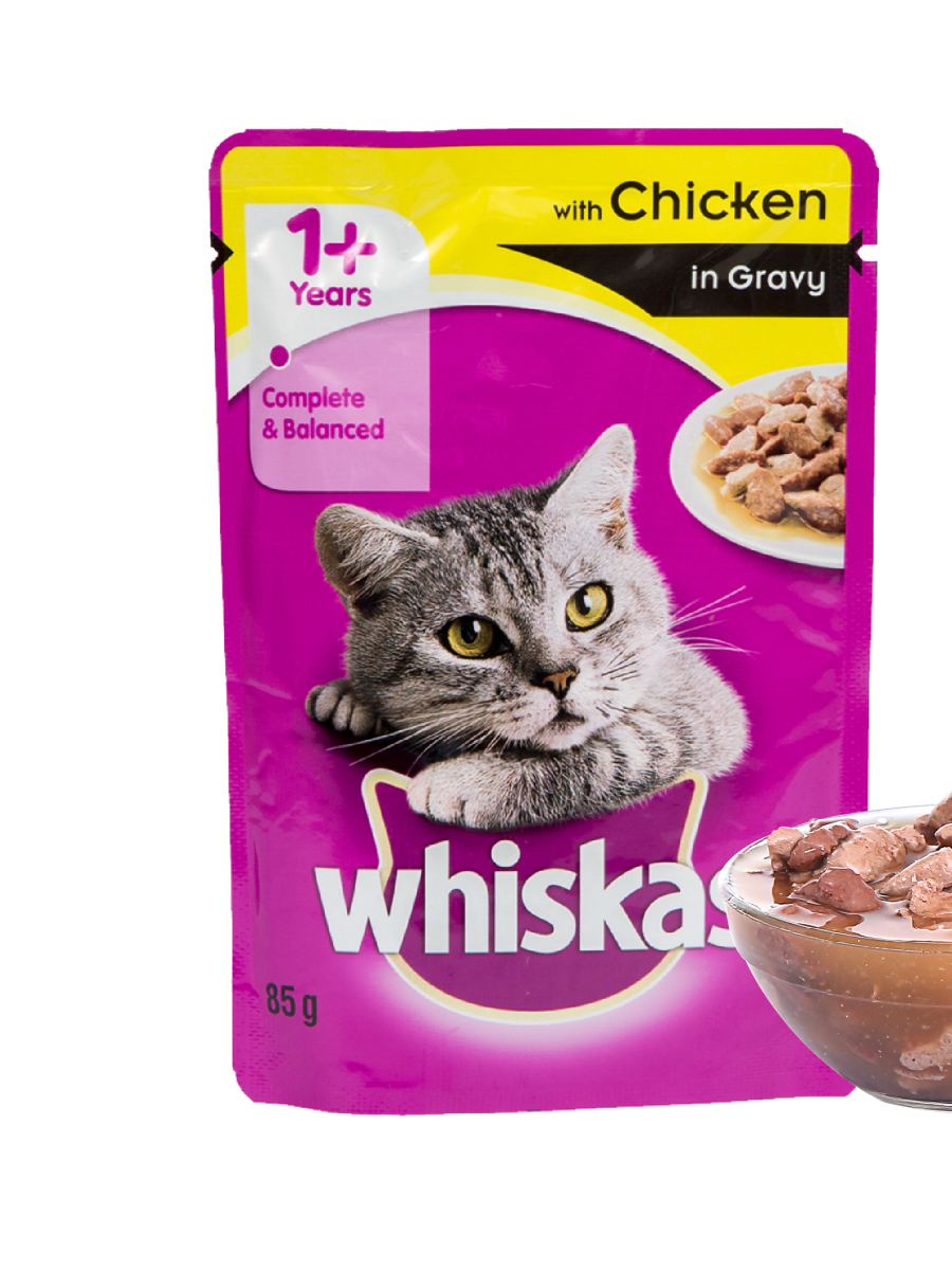 Whiskas Adult Chicken in Gravy 85g