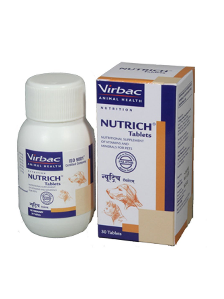 Virbac Nutrich Supplement Tablets