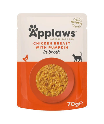 Applaws Cat Pouches - Chicken With Pumpkin In Broth 70g