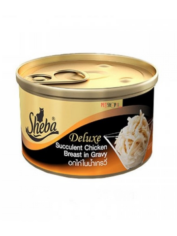 Sheba Deluxe Succulent Chicken Breast In Gravy 85g