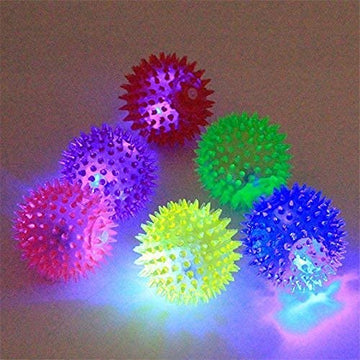 Global Tack N Pet 183 MultiColour Spike Ball-S