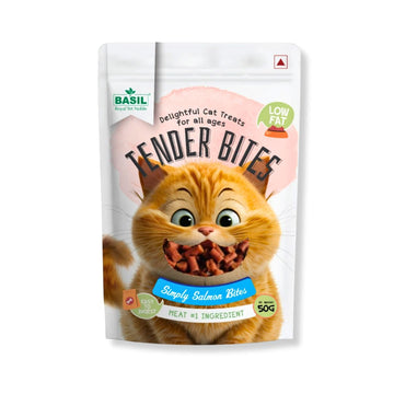 Basil Cat Tender Salmon Bites 50g