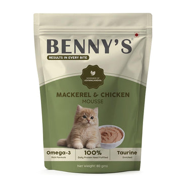 BENNYS MACKEREL N CHICKEN MOUSE 80GM