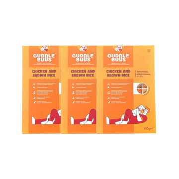 Guddle Buds Dog Food Chicken n Brown Rice 100g
