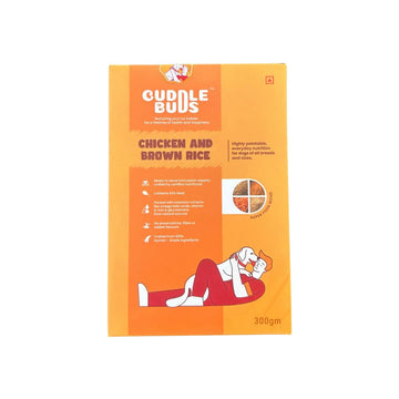 Guddle Buds Dog Food Chicken n Brown Rice 300g