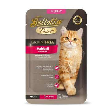 Bellotta Hairball Tuna n Chicken Mix Wheat Grass In Jelly 70g