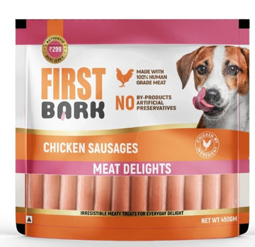 FIRST BARK CHICKEN SAUSAGES 450GM