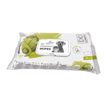 M-Pets Cleaning Wipes Avocado 40Pcs