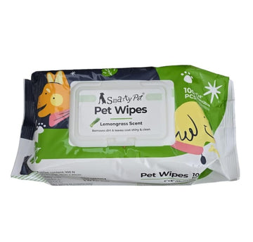 Smartypet Pet Wipes Lemongrass Scent 100Pcs