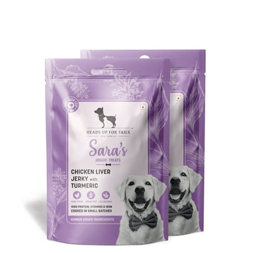 HUFT Sara Doggie Chicken Liver Jerky With Turmeric 70gm