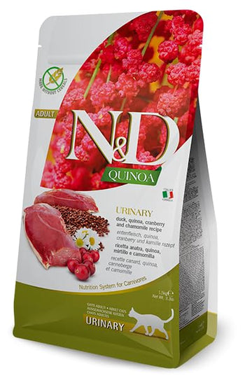 N&D Quinoa Urinary Cat Dry Food (Duck) Adult 5kg