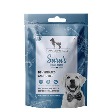 HUFT Sara Doggie Dehydrated Anchovies Dog Treats 70gm