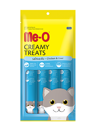 Me-O Creamy Treats Chicken & Liver 60g