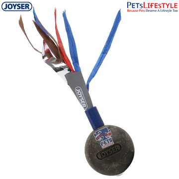 Joyser Cat Catnip Ball With Ribbons Blue Pink