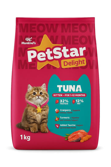 Petstar Kitten Tuna 1kg Dry