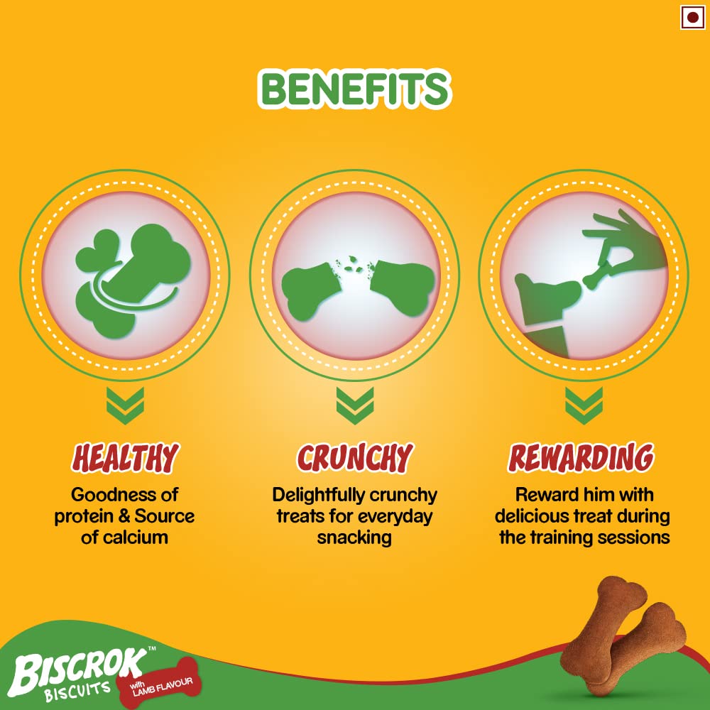 Pedigree Biscrok Lamb Biscuit