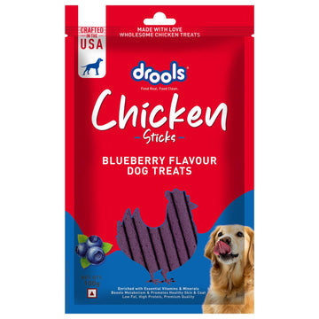 Drools Dog Treats Chicken Blueberry Stick 100g