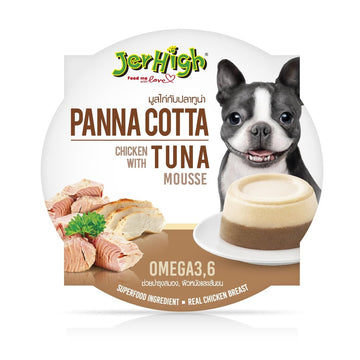 JERHIGH PANNA COTTA CHICKEN WITH TUNA MOUSE 70GM