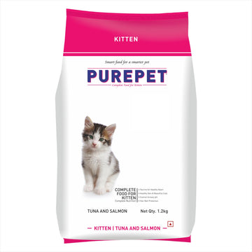 PurePet Kitten Cat Tuna n Salmon 1.2kg