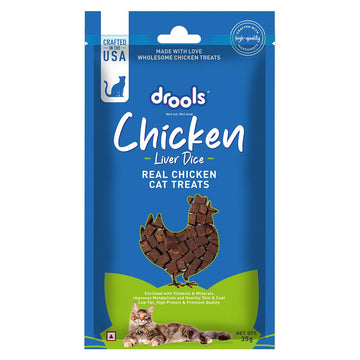 Drools Cat Treats Chicken Liver Dice 35g
