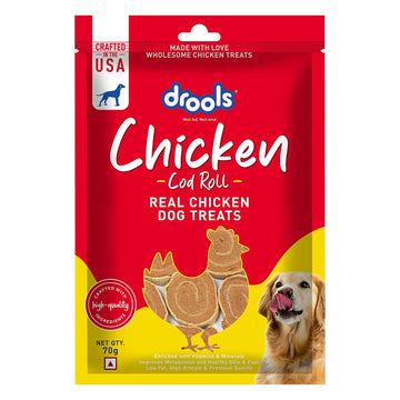 Drools Dog Treats Chicken Cod Roll 70g