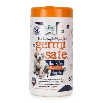 Basil Germi Safe Pet Wipes 50Pcs