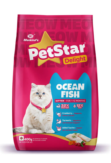 Petstar Kitten Ocean Fish 400g Dry