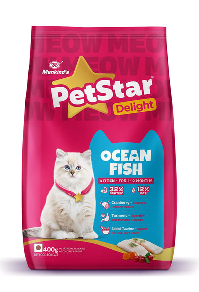Petstar Kitten Ocean Fish 400g Dry