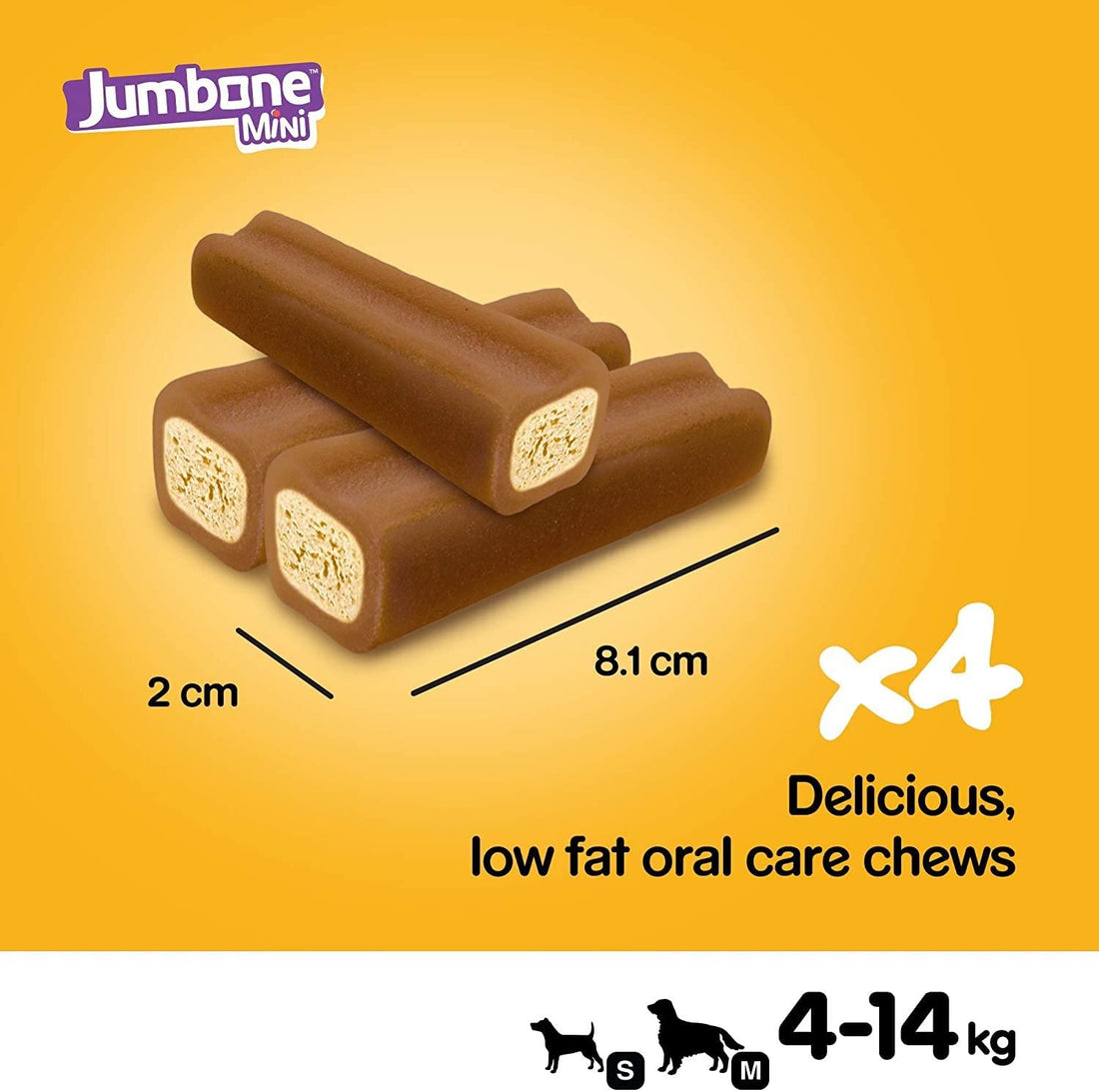 Pedigree Jumbone Mini Adult Dog Treat Chicken & Lamb - 160 g