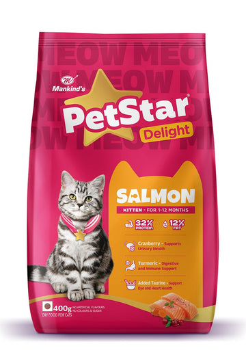 Petstar Kitten Salmon 400g Dry