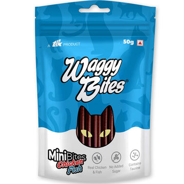 Waggy Bites Mini Bites Chicken Fish 50g