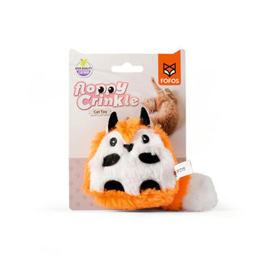 Fofos Floppy Crinkle Cat Toy Fox