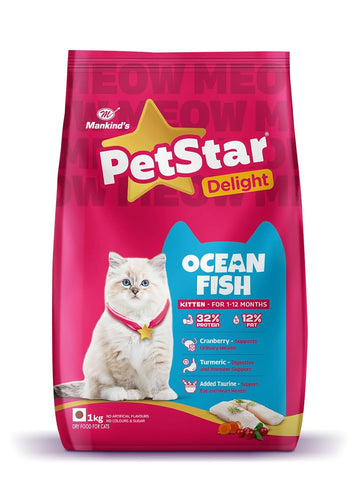 Petstar Kitten Ocean Fish 1kg Dry