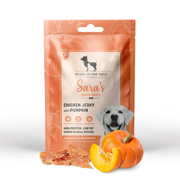 HUFT Sara Doggie Treats Chicken Jerky With Pumpkin 70gm