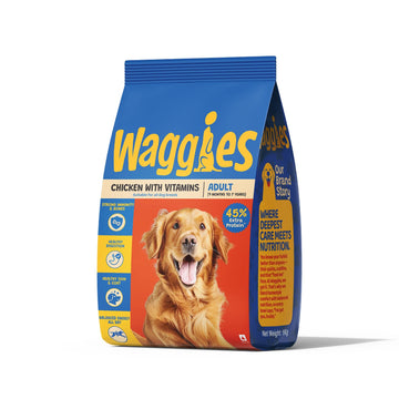 Waggies Dog Adult Chicken n Rice 1kg