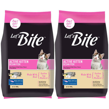 Lets Bite Cat Active Kitten Ocean Fish 400g