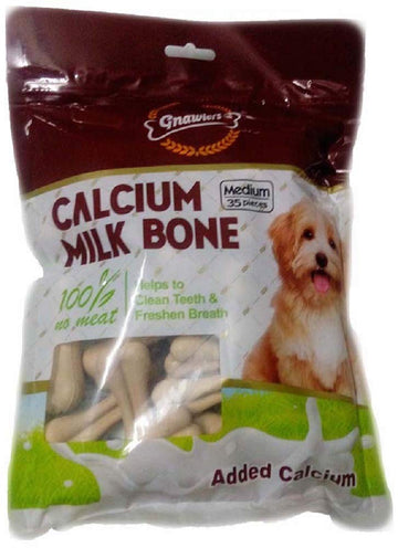 Gnawlers Calcium Milk Bone Medium 35pieces