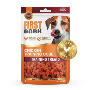 FIRST BARK CHICKEN TRAINING CUBES 200GM
