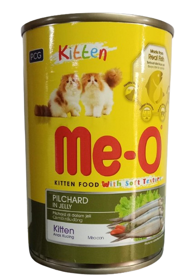 Me-o kitten Pilchard In Jelly 400gm