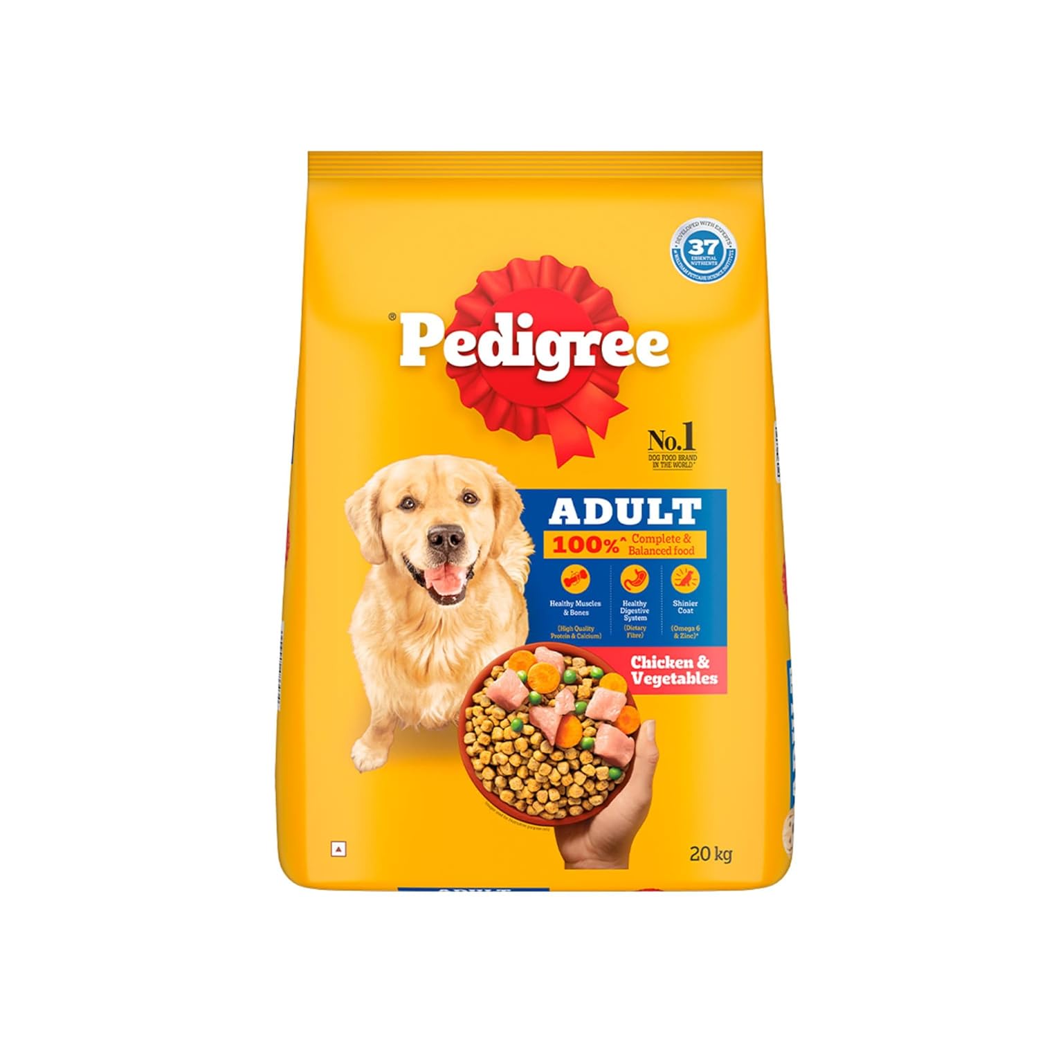 Pedigree Adult Chicken & Vegetables Dog Dry Food