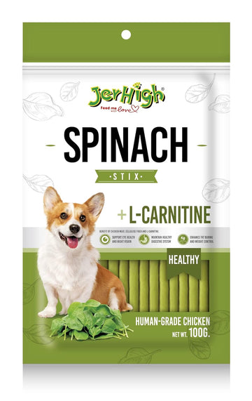Jerhigh Spinach Stix 100g
